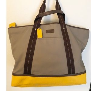 Large Versatile Coach Tote
